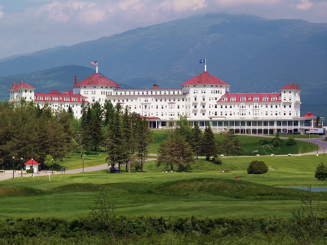 The Mount Washington Hotel in Bretton Woods, New Hampshire, where delegates designed the post-war monetary order